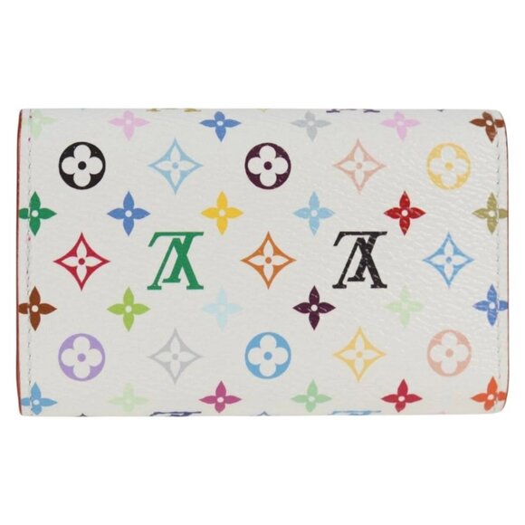 LOUIS VUITTON Multicolor LV x TM Multicles6 Key Case White M14092 Auth 128097SM - Picture 2 of 16